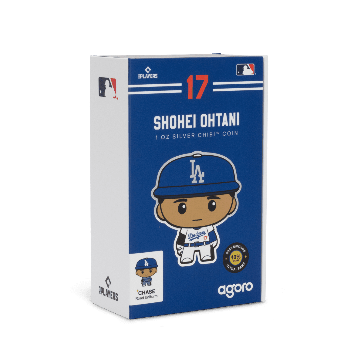 2025-Niue-Major-League-Baseball-Players-Chibi-Shohei-Ohtani-1oz-Silver-Coin-GR-Reserve-Box-Side 2025 Niue Major League Baseball Players Chibi Shohei Ohtani 1 oz Silver Coin CHASE VARIANT - Image 1