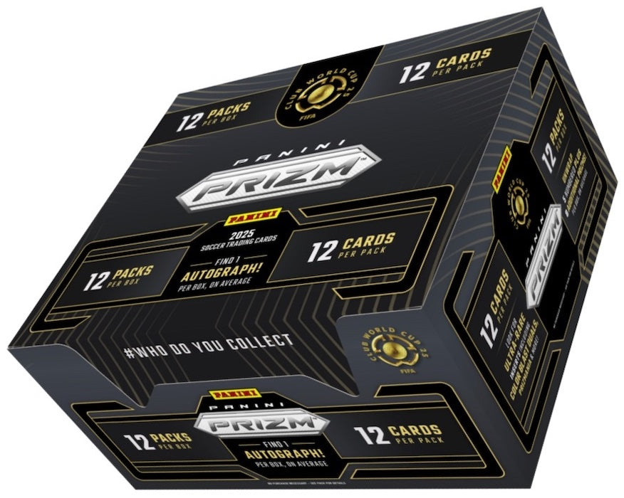 2025-Panini-Prizm-FIFA-Club-World-Cup-Soccer-Sealed-Hobby-box 2025 Panini Prizm FIFA Club World Cup Soccer Hobby 12 Box Case - Image 1