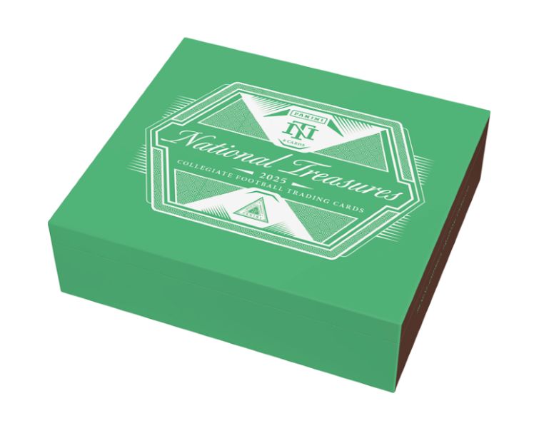 2025-national-treasures-collegiate-box 2025 Panini National Treasures Collegiate Football Hobby 4 Box Case - Image 1