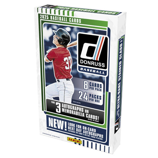 2025-panini-donruss-baseball-hobby-box__66123 2025 Panini Donruss Baseball Hobby 16 Box Case - Image 1