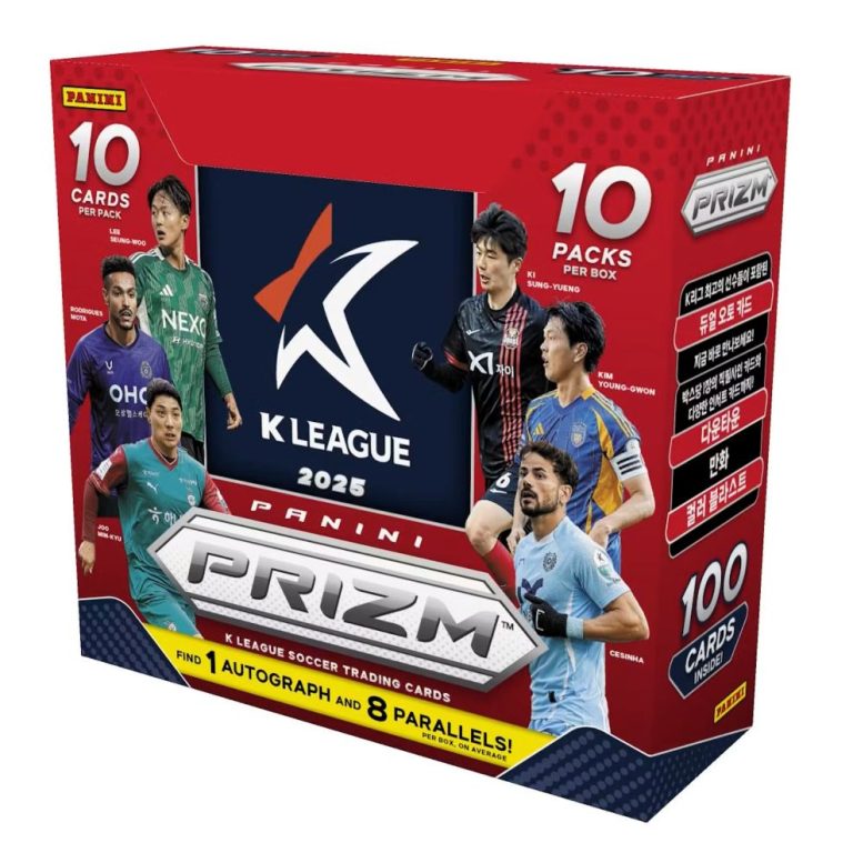 2025-panini-prizm-k-league-soccer-box-768x777-1 2025 Panini Prizm K League Soccer Hobby 10 Box Case - Image 1