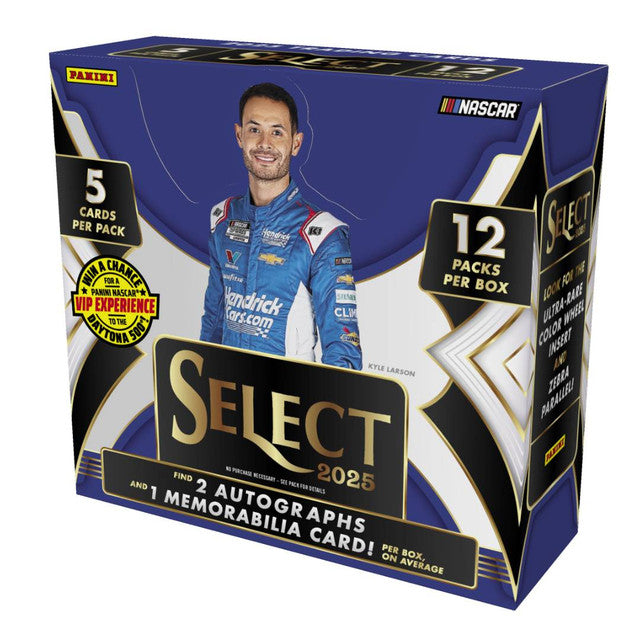 2025-panini-select-racing-hobby-box__19461 2025 Panini Select Racing Hobby 12 Box Case - Image 1