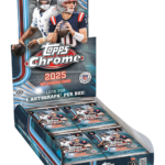 2025 Topps Chrome Football Hobby 12 Box Case
