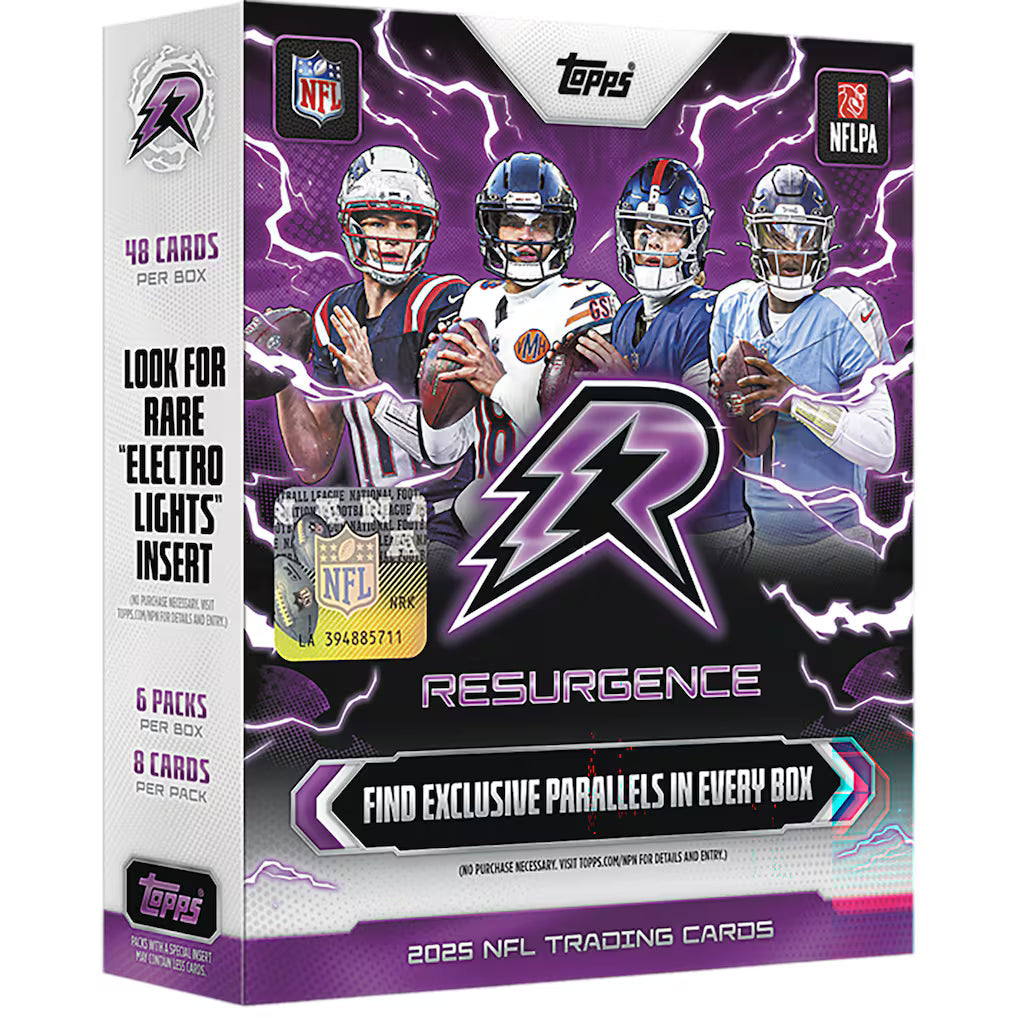 2025-topps-resurgence-football-factory-sealed-mega-box_ss5_p-204601722_pv-1_u-q6ddslikanei7vvpnymd_v-hteosqjzquhq1cqfewir 2025 Topps Resurgence Football Mega 20 Box Case - Image 1