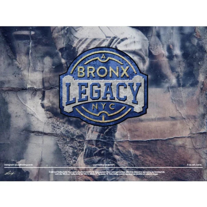 2025LeafABronxLegacyBaseballHobbyBox 2025 Leaf A Bronx Legacy Baseball 10 Box Case - Image 1