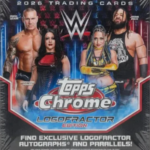 2026 Topps Chrome Logofractor WWE Box 20 Box Case