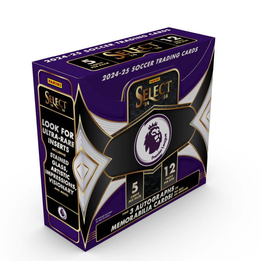 24-25_select_premier_league_hobby_c3116-03 2024-25 Panini Select Premier League Soccer Hobby 12 Box Case - Image 1