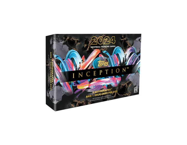 24-inception-fb_720x_4d419c7f-92ca-4fb2-8a2b-d611941822e6 2024 Topps Inception Football Hobby 8 Box Case - Image 1