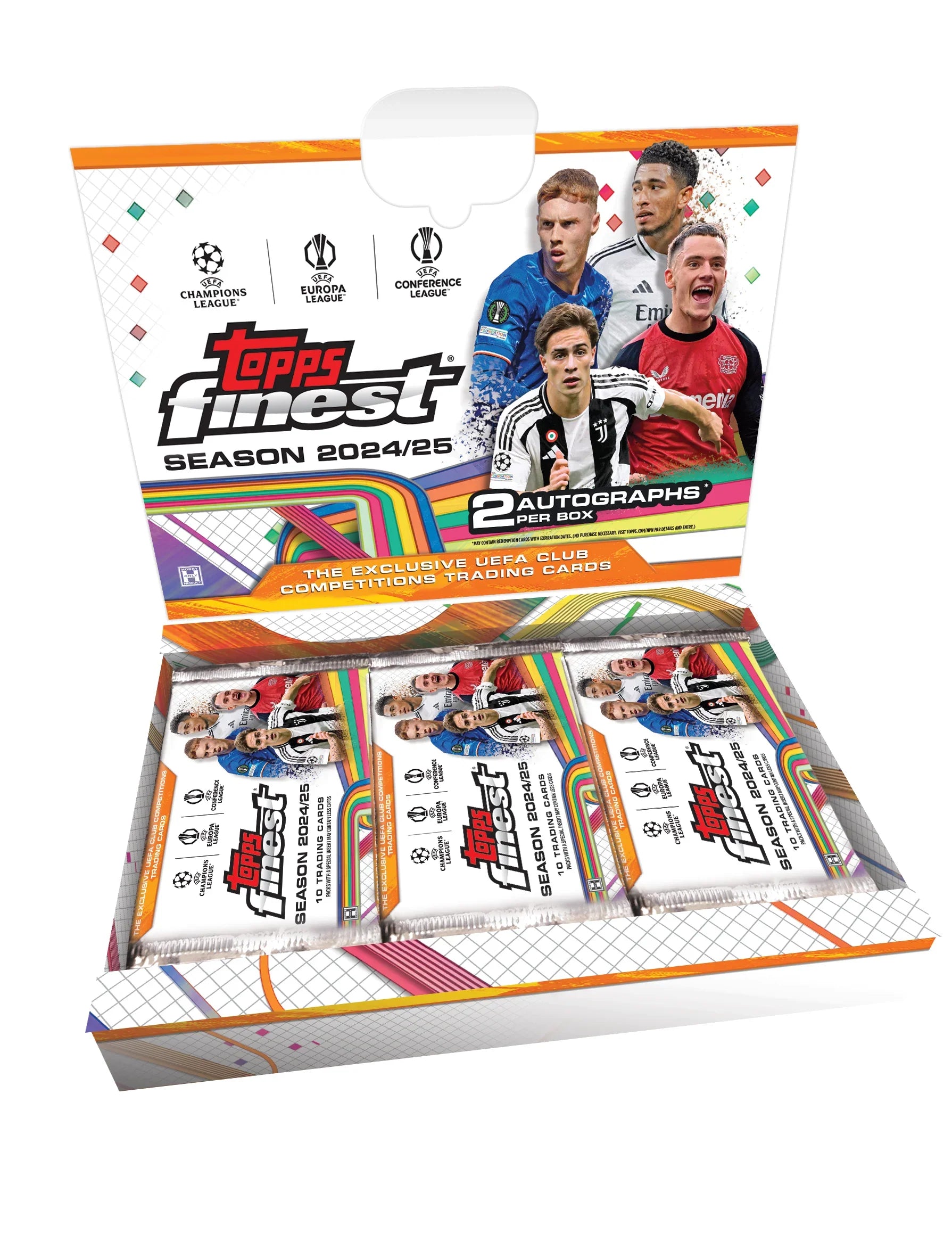3c322a5625cf53c42010b1fecc41c70d83ad6b3c_25UCLF_FGC006105_BOX 2024-25 Topps UEFA Club Competitions Finest Soccer Hobby 8 Box Case - Image 1