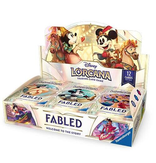645300_in_1000x1000_93dd61cf-becc-4ae7-b454-9d3ce8d2bd5a Disney Lorcana Fabled Booster Box 4-box case - Image 1