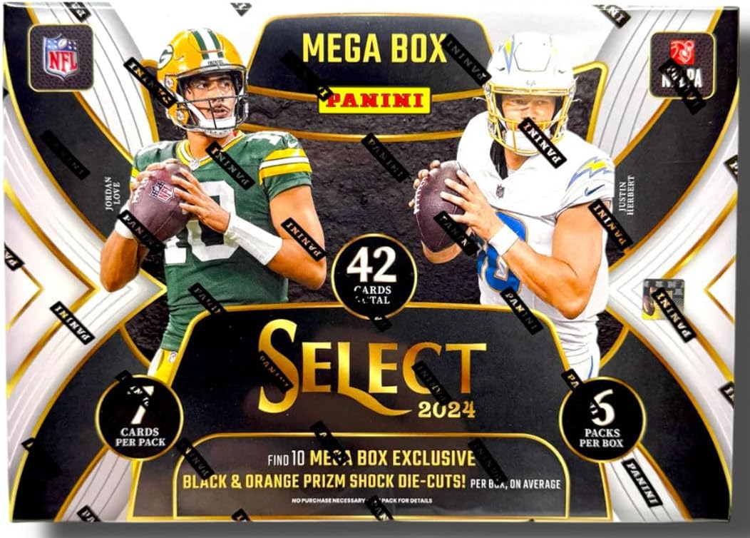 71oOy45GlPL._AC_SL1059_3e7a5b66-3fd0-4502-96ef-2eaa71743dca 2024 Panini Select Football Hobby Mega 20 Box Case - Image 1