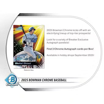 909420-2 2025 Bowman Chrome Breaker Delight Box 6 Box Case - Image 1