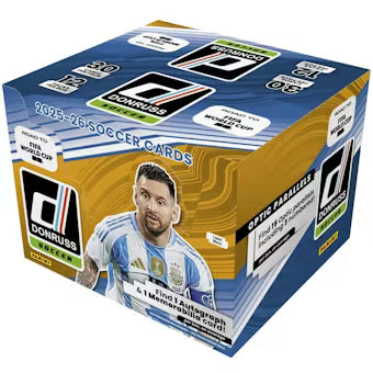 923891_box 2025-26 Panini Donruss Road To FIFA World Cup Soccer Hobby 12 Box Case - Image 1