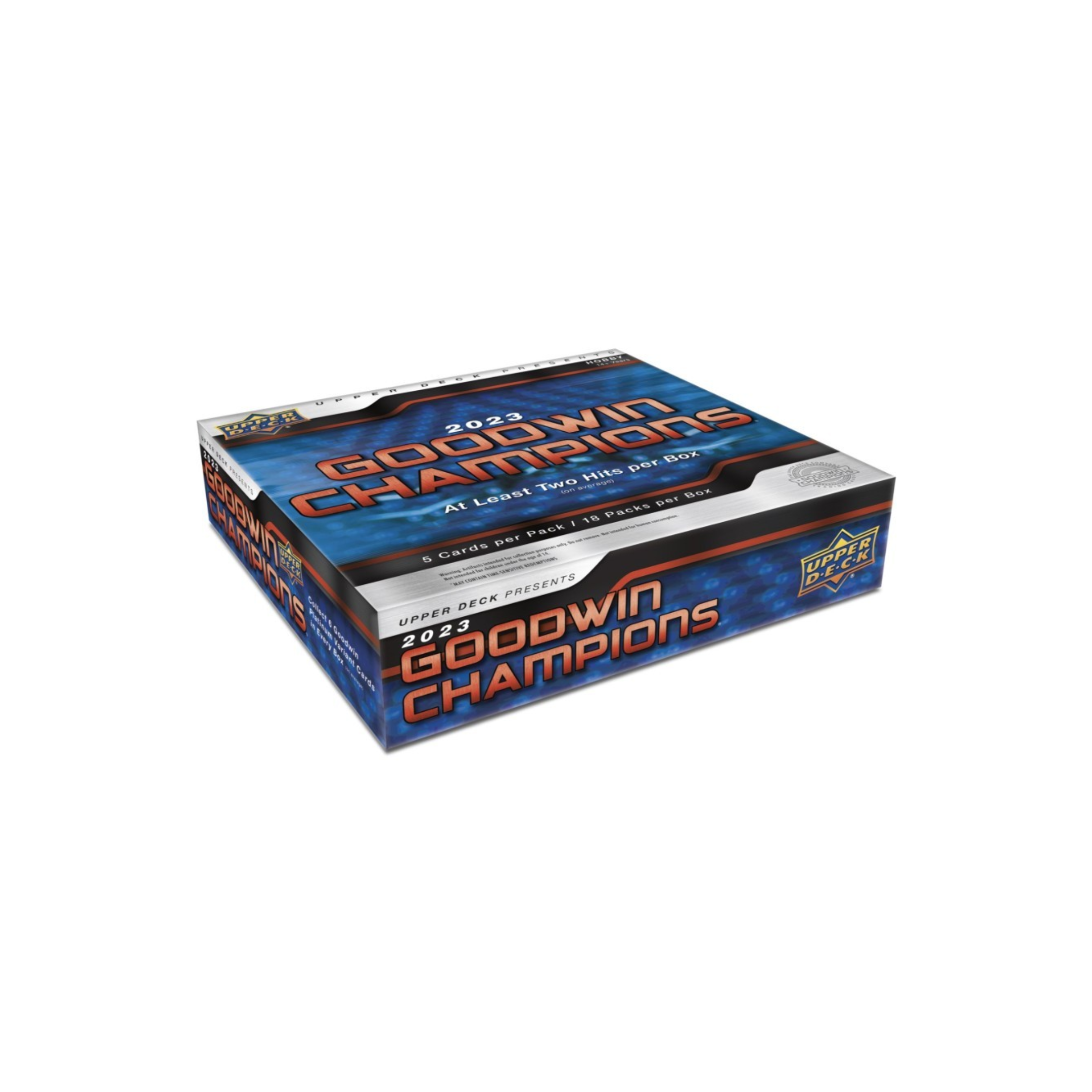 Addaheading_15_4afa64a9-c682-45cc-b668-bf81a18f1209 2023 Upper Deck Goodwin Champions Hobby 16 Box Case - Image 1