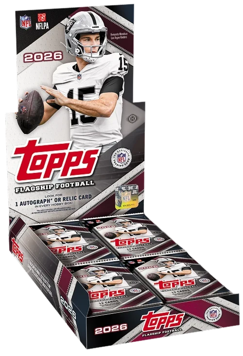 FF2026HbyCase 2026 Topps Flagship Football 12-Box Hobby Case - Image 1