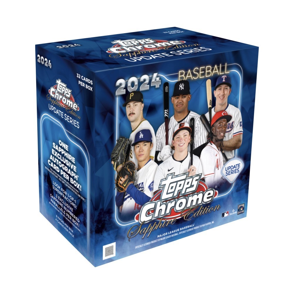 Final-00144033599 2024 Topps Chrome Update Sapphire Hobby Box 10 box case - Image 1