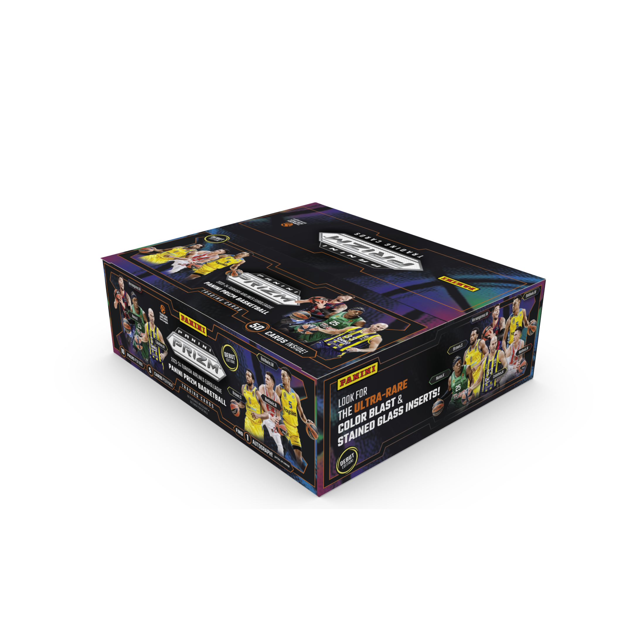 PRE-Order_13 2023-24 Panini Prizm Euro league Basketball Hobby 10 Box Case - Image 1