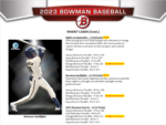2023 Bowman Baseball Hobby 12 Box Case - Image 4