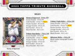 2023 Topps Tribute Baseball Hobby 6 Box Case - Image 6