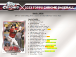 2023 Topps Chrome Baseball Hobby 12 Box Case - Image 3