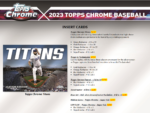2023 Topps Chrome Baseball Jumbo HTA 8 Box Case - Image 6