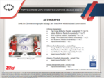 2022-23 Topps UEFA Women's Champions League Chrome Soccer Hobby 12 Box Case - Image 4