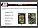 2023 Topps Star Wars Chrome Galaxy Hobby 12 Box Case - Image 3