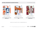 2023 Panini National Treasures Collegiate Football Hobby 4 Box Case - Image 3
