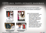 2023 Topps Dynasty Baseball Hobby Box - Image 2