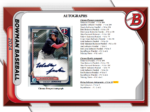 2024 Bowman Baseball Jumbo 8 Box Case - Image 7