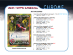 2024 Topps Chrome Baseball Hobby 12 Box Case - Image 3