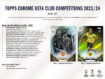 2023-24 Topps UEFA Club Competitions Chrome Soccer Jumbo 8 Box Case - Image 3