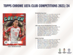 2023-24 Topps UEFA Club Competitions Chrome Soccer Jumbo 8 Box Case - Image 6