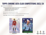 2023-24 Topps UEFA Club Competitions Chrome Soccer Jumbo 8 Box Case - Image 5