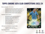 2023-24 Topps UEFA Club Competitions Chrome Soccer Jumbo 8 Box Case - Image 9