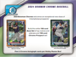 2024 Bowman Chrome Baseball Hobby 12 Box Case - Image 2