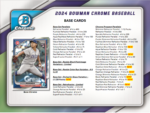 2024 Bowman Chrome Baseball Hobby 12 Box Case - Image 3