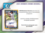 2024 Bowman Chrome Baseball HTA Choice 12 Box Case - Image 2