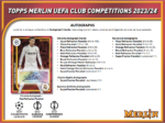 2023-24 Topps UEFA Club Competitions Merlin Chrome Soccer Hobby 12 Box Case - Image 5