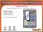 2023-24 Topps UEFA Club Competitions Merlin Chrome Soccer Hobby 12 Box Case - Image 2