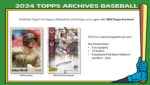 2024 Topps Archives Baseball Hobby 10 Box Case - Image 2
