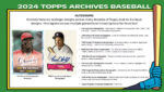 2024 Topps Archives Baseball Hobby 10 Box Case - Image 4