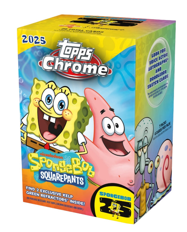 Screenshot_6-9-2025_162533_www.topps_.com_ 2025 Topps Chrome Spongebob 25th Anniversary Blaster 40 Box Case - Image 1