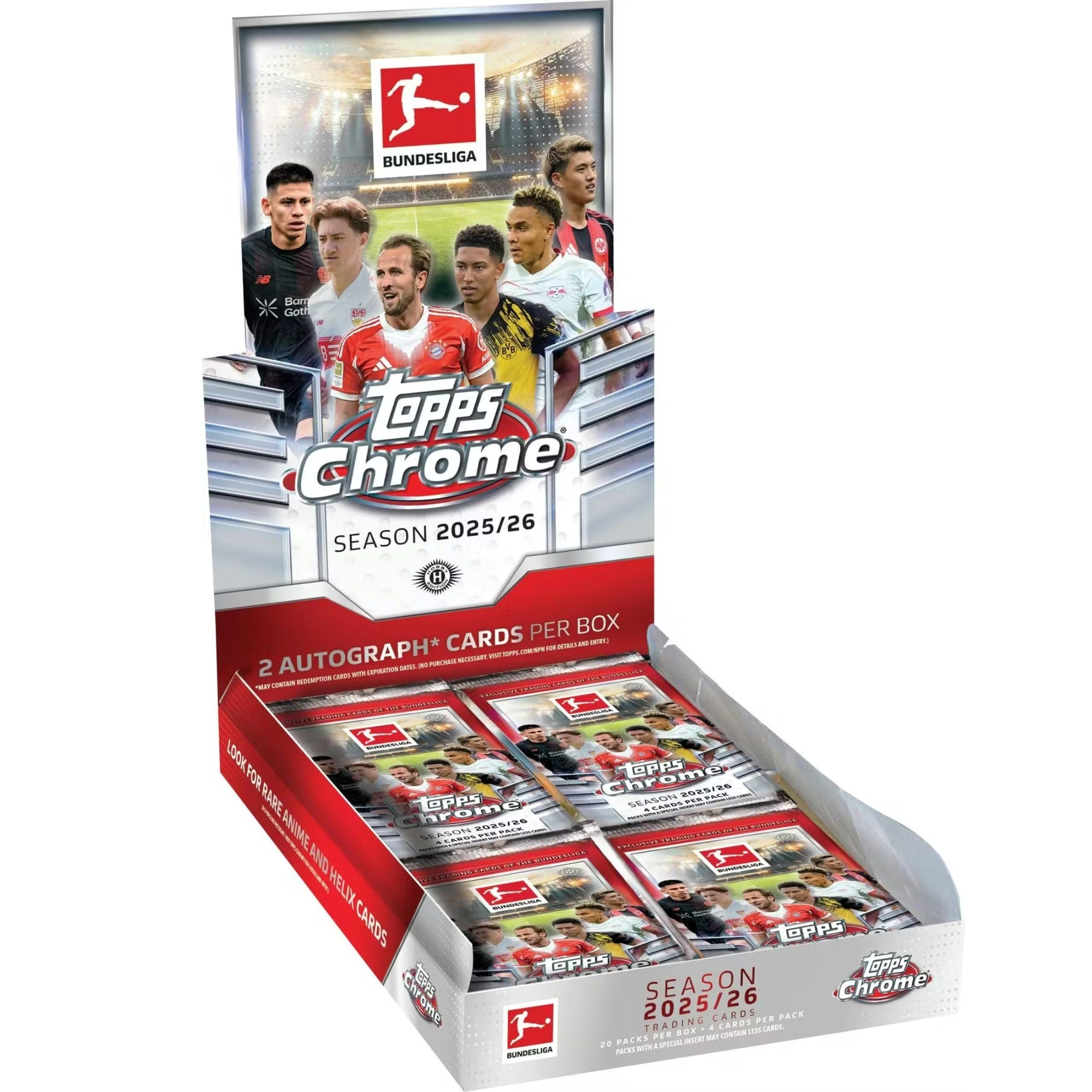 Untitled_2000x2000px_11_3ed4d512-fa66-4296-a8f6-de96a0e4f312 2025-26 Topps Chrome Bundesliga Soccer Hobby 12 Box Case - Image 1