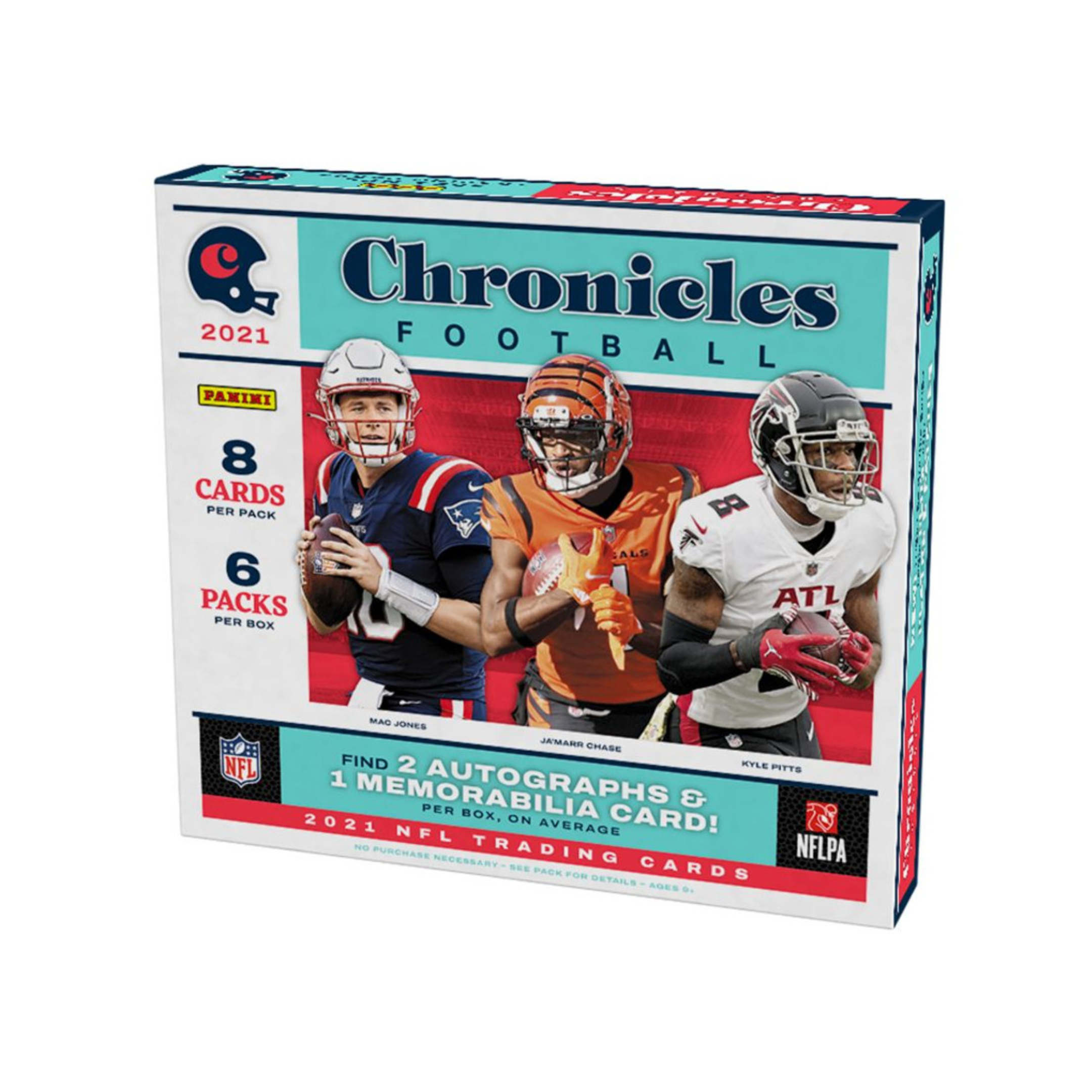 Untitleddesign-2022-11-05T225228.396 2021 Panini Chronicles Football Hobby 12 Box Case - Image 1