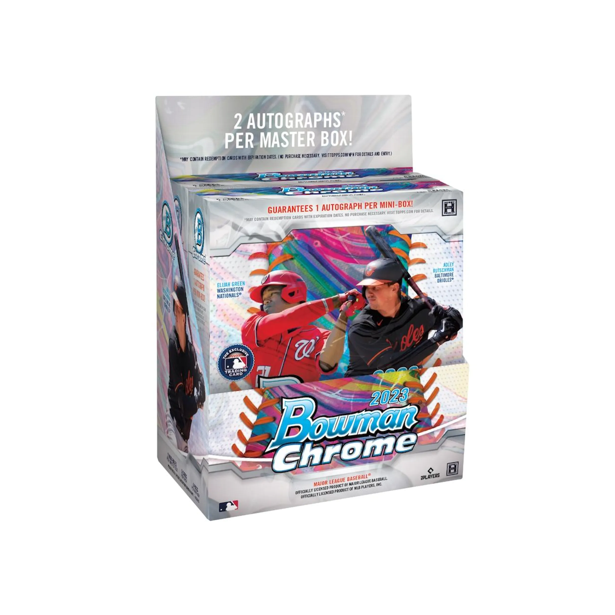 Untitleddesign-2023-09-12T121108.150 2023 Bowman Chrome Baseball Hobby 12 Box Case - Image 1