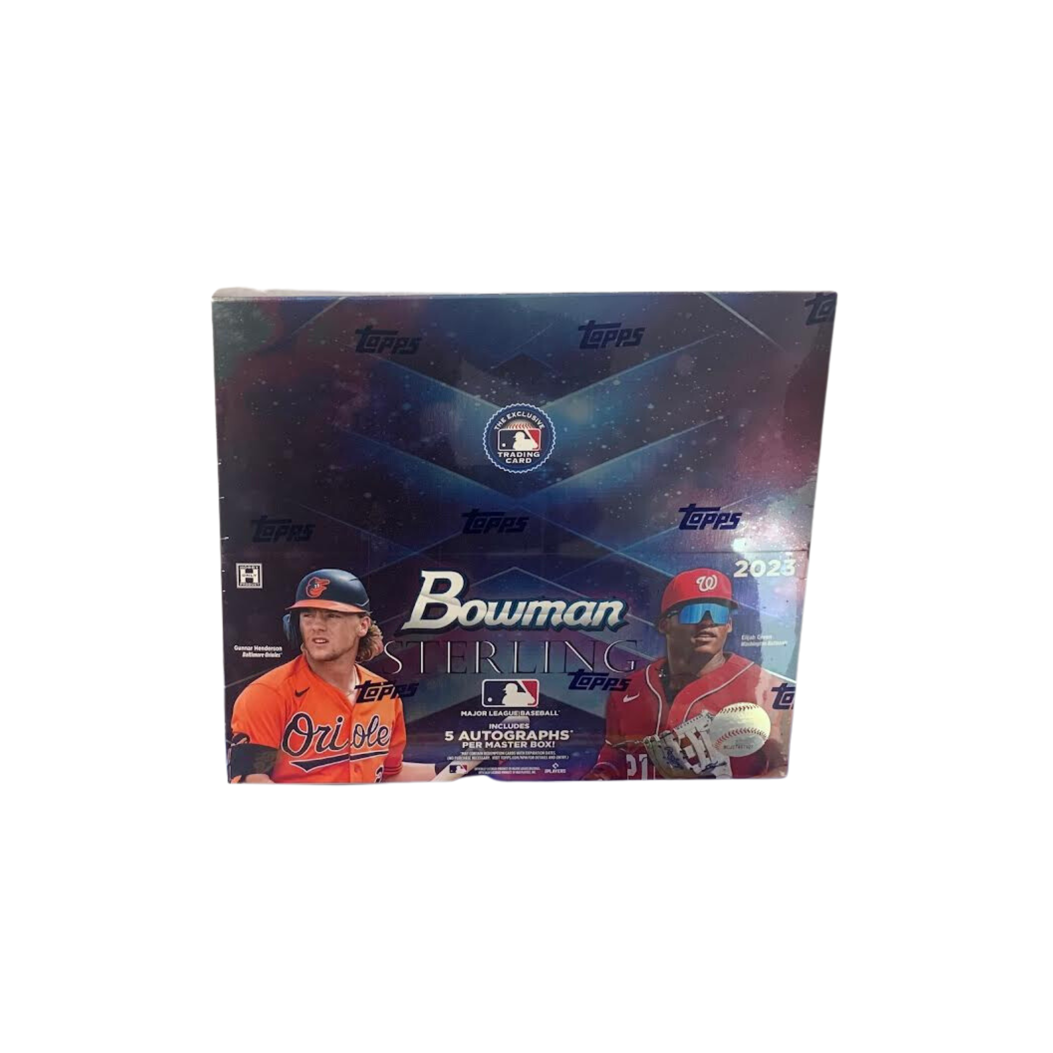 Untitleddesign-2023-10-31T173953.841 2023 Bowman Sterling Baseball Hobby 12 Box Case - Image 1