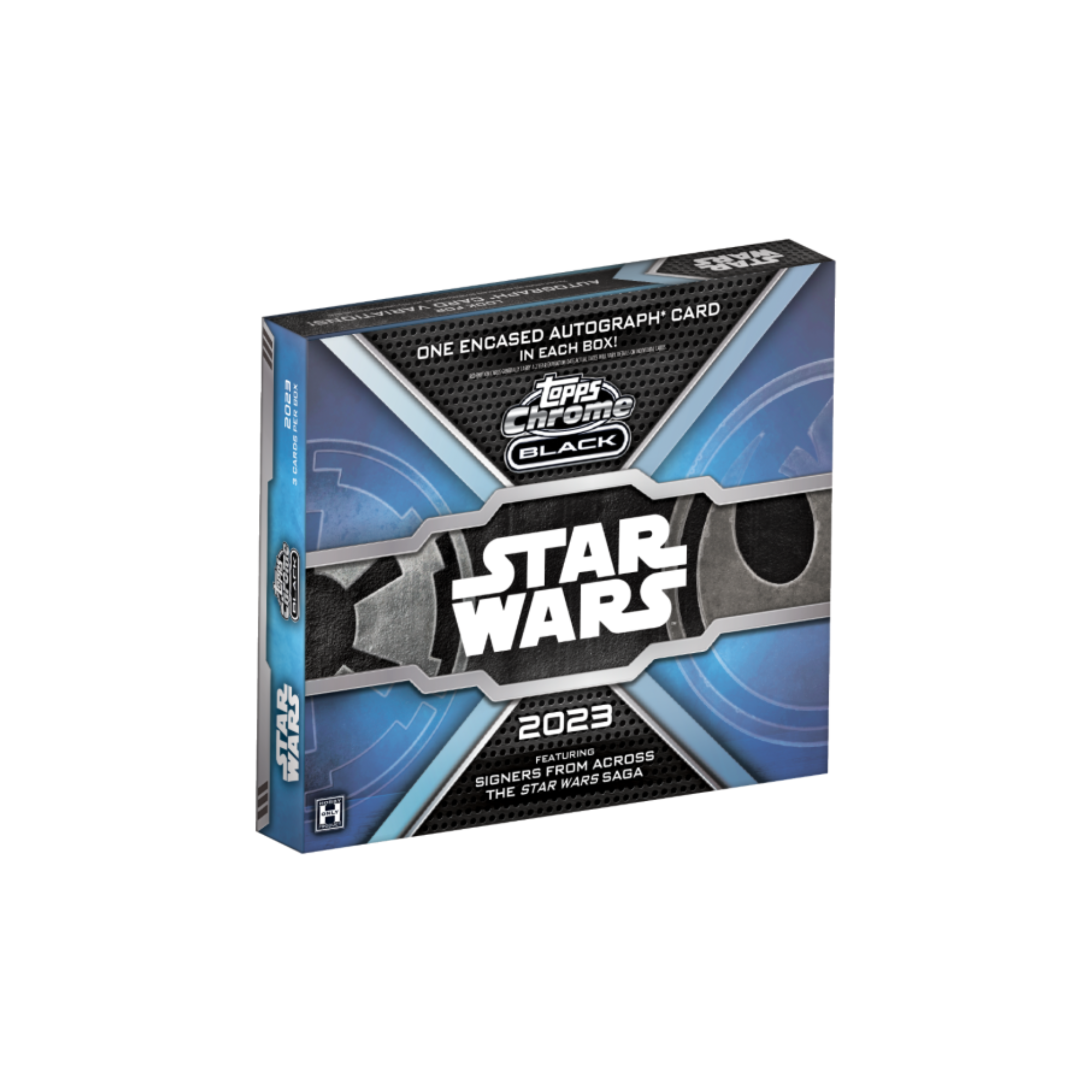 Untitleddesign_100_cafbde6f-e1b6-4dfb-9e92-d1b694bc8a9a 2023 Topps Star Wars Chrome Black Hobby 12 Box Case - Image 1