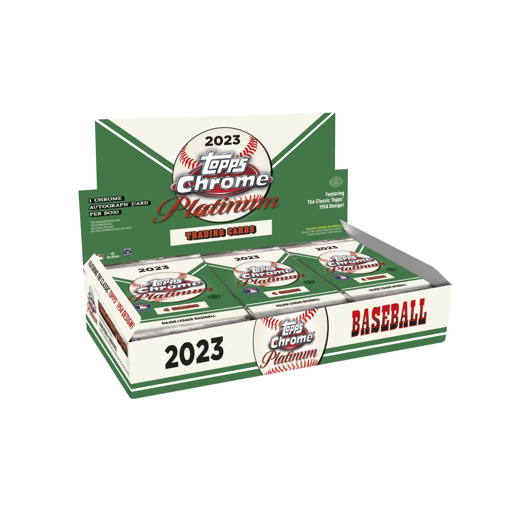 Untitleddesign_25_1ec46d85-9b40-4c8a-93d2-f24ec9cef6a8 2023 Topps Chrome Platinum Anniversary Baseball Hobby 12 Box Case - Image 1