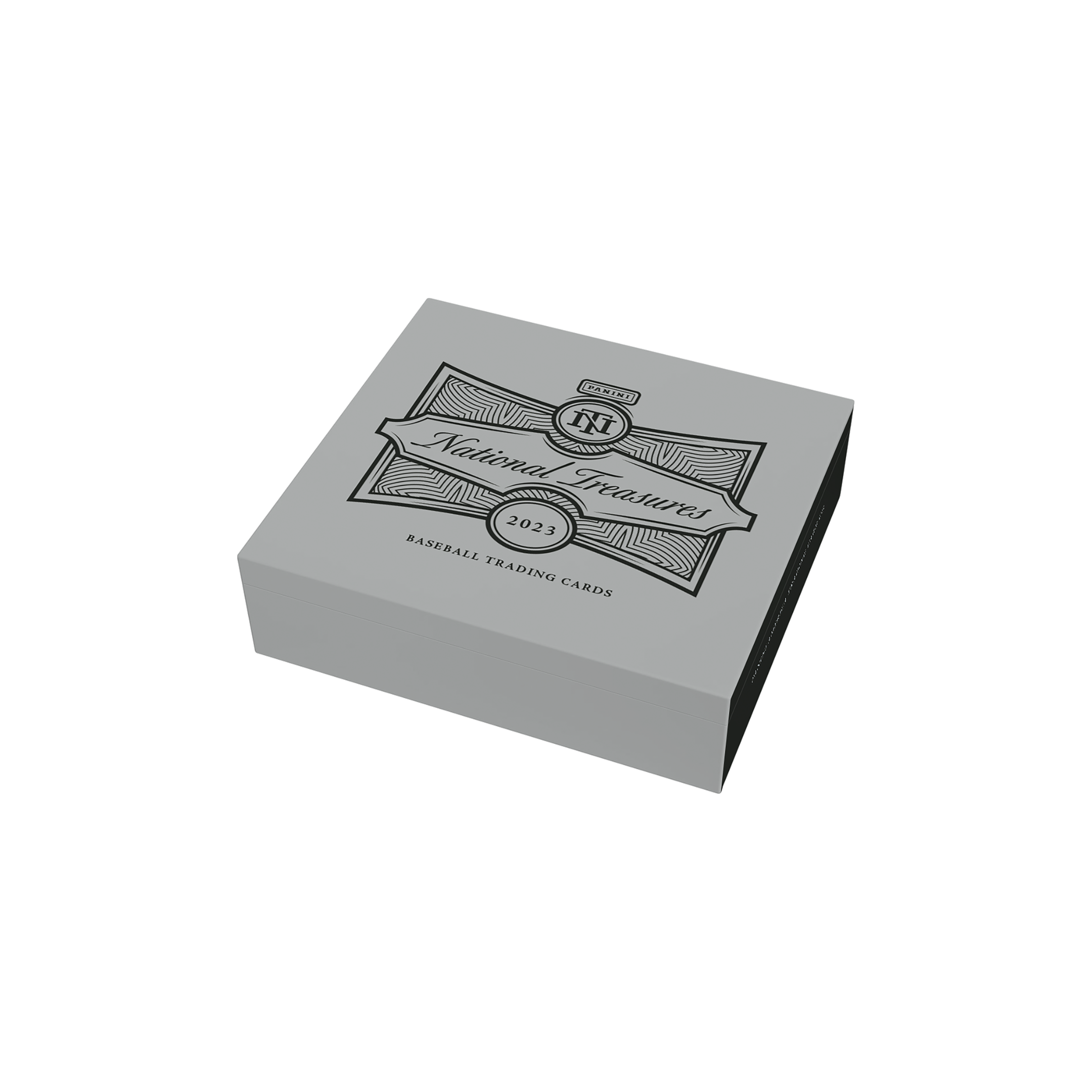 WEWILLBESETUPALLWEEKENDCOMEBYTHEBOOTHANDSAYHELLO_4_6617d62a-2619-44f3-b0c4-1687f84730c9 2023 Panini National Treasures Baseball Hobby 4 Box Case - Image 1